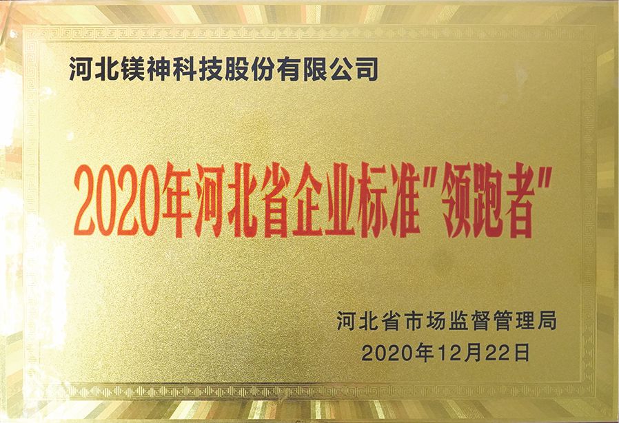 河北省企業(yè)標(biāo)準(zhǔn)”領(lǐng)跑者”